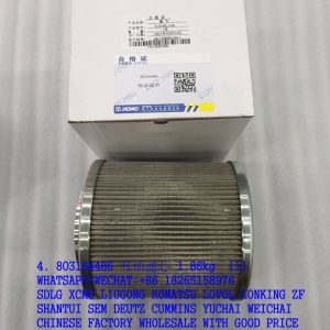 803184486 TL235RL/100 Oil suction filter element EF-290-D100 803194476 803172726 for XCMG excavator XE210