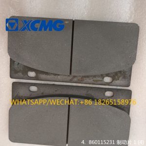 XCMG XGMA LW400KN BRAKE PAD 860115231