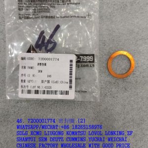 SDLG SPARE PARTS 7200001774 AJUSTING SHIM 0769140251 0769 140 251