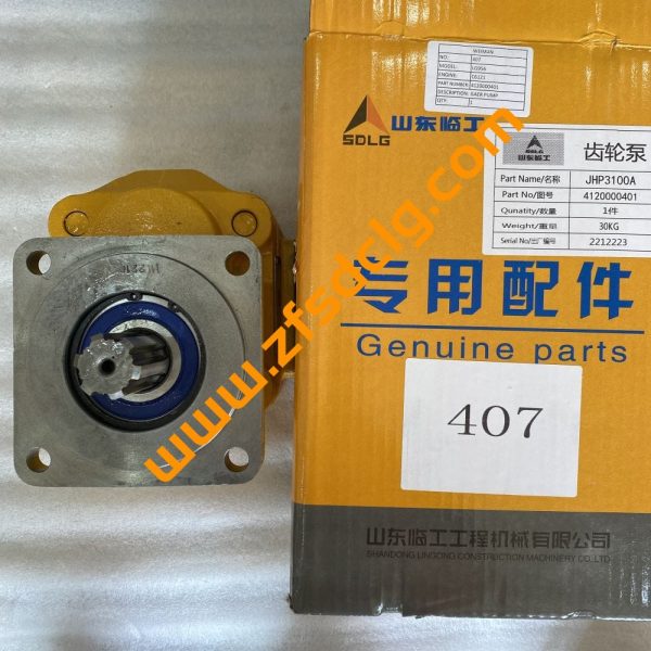 Origianl SDLG LG956 LG953 LG936 Wheel Loader Spare Parts GEAR PUMP 4120000401 JHP3100A for sale