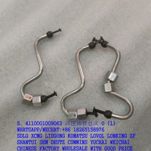 SDLG SPARE PARTS 4110001009063 HIGH PRESSURE FUEL PIPE