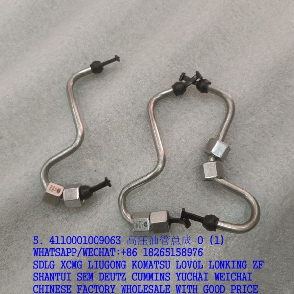 SDLG SPARE PARTS 4110001009063 HIGH PRESSURE FUEL PIPE