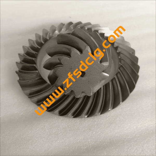 SDLG Crown Wheel 4110001923006 Spiral Bevel Gear 12/33 068346 for B877 Backhoe Loader FOR SALE - Image 4