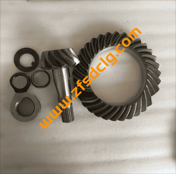 SDLG Crown Wheel 4110001923006 Spiral Bevel Gear 12/33 068346 for B877 Backhoe Loader FOR SALE - Image 2