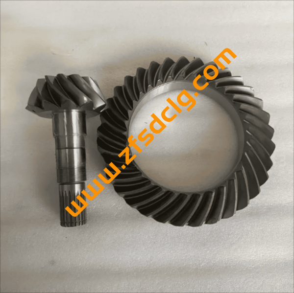 SDLG Crown Wheel 4110001923006 Spiral Bevel Gear 12/33 068346 for B877 Backhoe Loader FOR SALE