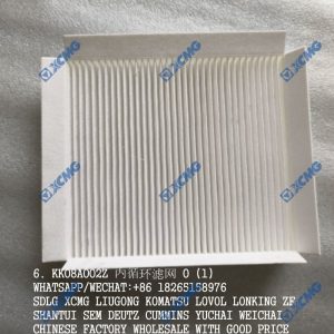 XCMG EXCAVATOR PARTS KK08A002Z A/C AIR FILTER 803547419 803543437 TBFSK906 860302810