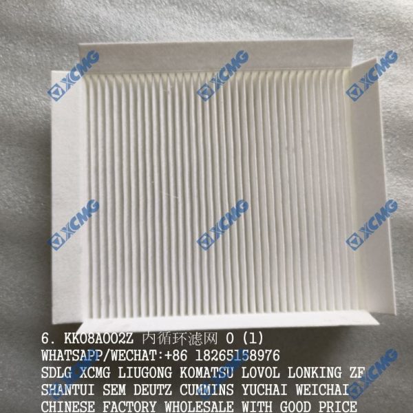 XCMG EXCAVATOR PARTS KK08A002Z A/C AIR FILTER 803547419 803543437 TBFSK906 860302810