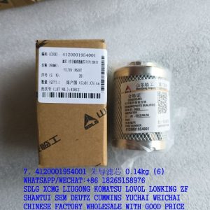 SDLG SPARE PARTS 4120001954001 PILOT FILTER INSERT PLFX-30X10