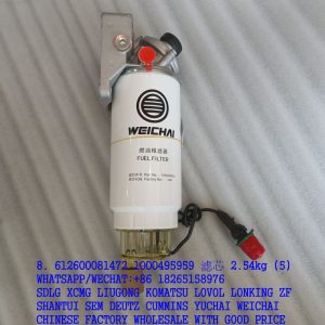 WEICHAI ENGINE PARTS 612600081472 FUEL FILTER 1000495959 1000424916