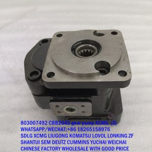 803007492 Variable speed pump CBB2045 860304281 for XCMG ZL60 LW600 wheel loader