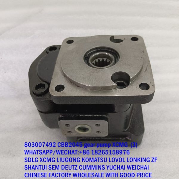 803007492 Variable speed pump CBB2045 860304281 for XCMG ZL60 LW600 wheel loader