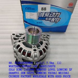 612600090805 WEICHAI WP7 HOWO TRUCK Alternator F000BL07D2 1001063258 612600090816 28V 80A