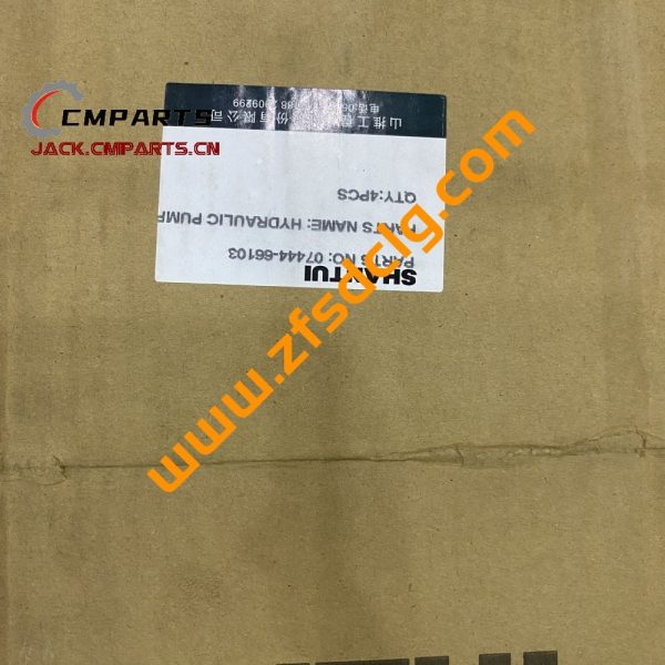 Genuine SHANTUI SD16 SD22 Bulldozer Parts 07444-66103 HYDRAULIC PUMP  FOR SALE - Image 8