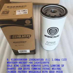 WEICHAI ENGINE PARTS 612600080088 FUEL FILTER 1000424916A 1000422381 PL420 612600081335