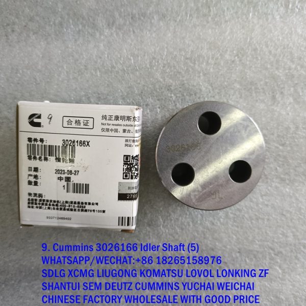 3026166 Idler Shaft Cummins M11 Engine Parts