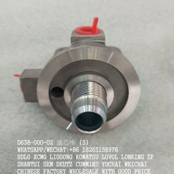 SHANGCHAI ENGINE FUEL FILTER SEAT D638-000-02 860119887 XCMG PARTS